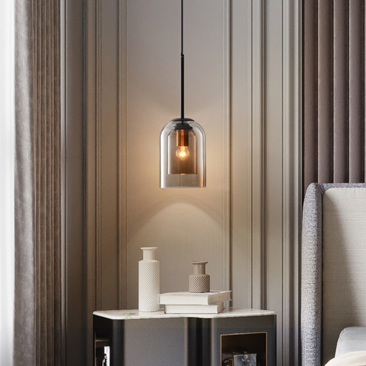 LuxeBeam Lys - Moderne Pendellampe laget av dobbelt glass | Skanto