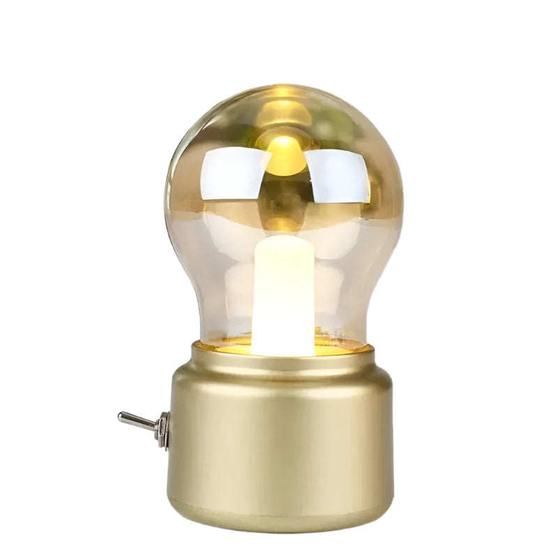VintageGlow Trådløs Industriell Nattbordslampe Skanto