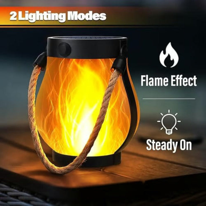 Skanto | Midtpunkt Sollys Vanntett Lantern Flammende Hage Lampe