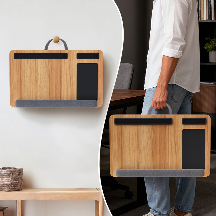 Laptopputerpute ergonomisk laptopbord med håndleddsstøtte & polstret | Skanto