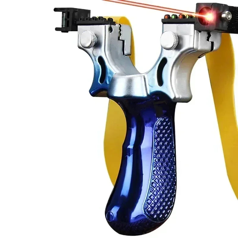Skanto | Slingshot med Antiskli Grep | Innebygd Laser & Nivå for Presisjons Skyting