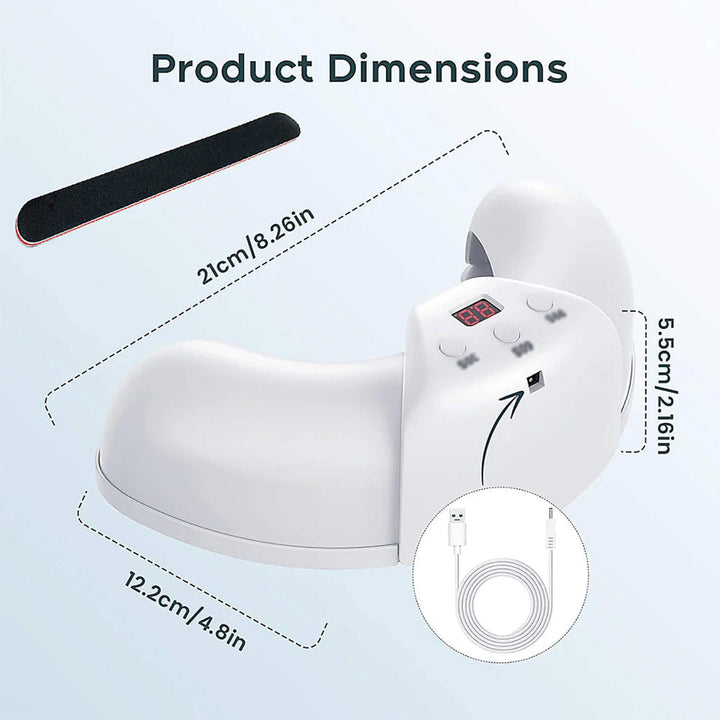 Laser Nail Treatment Device – Rød og blå lys mot neglesopp | Skanto