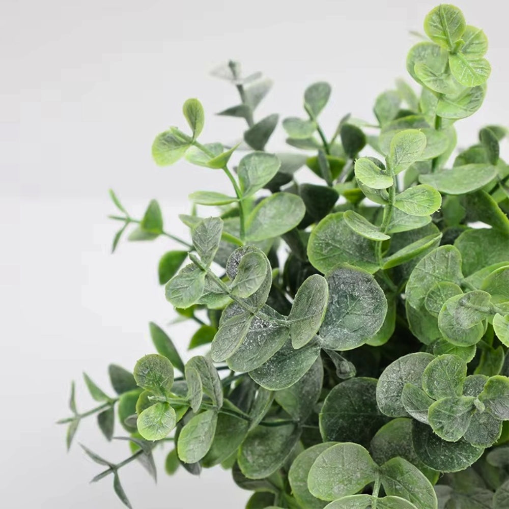 Skanto | Leafora Kunstige Planter i Moderne Potte Dekor | 3stk Sett