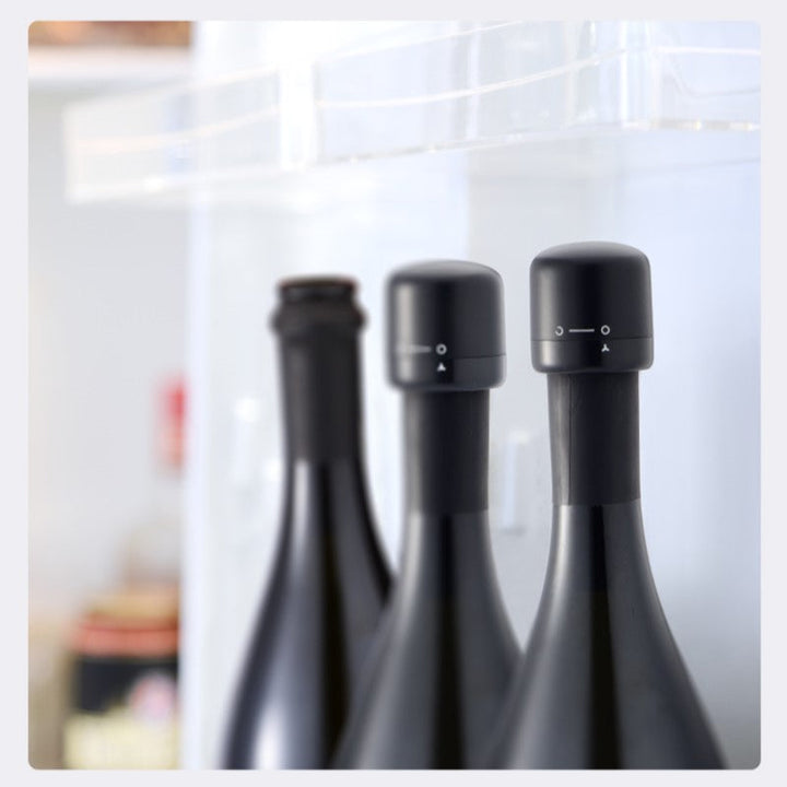 Skanto | Gjenbrukbar lekkasjesikker silikonforseglinghette for champagne- og vinflasker