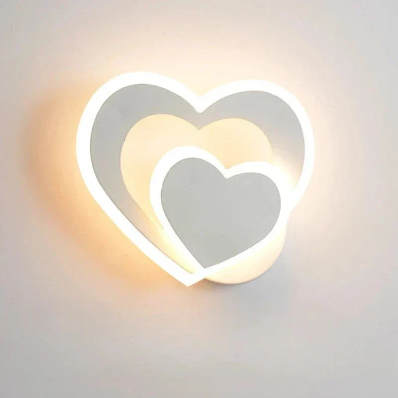 Skanto | Hjerte Vegglampe | Romantisk Design | Enkel Installasjon - AtmosLove