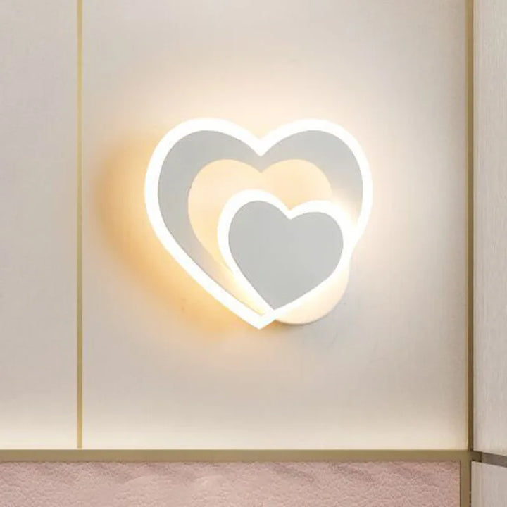 Skanto | Hjerte Vegglampe | Romantisk Design | Enkel Installasjon - AtmosLove