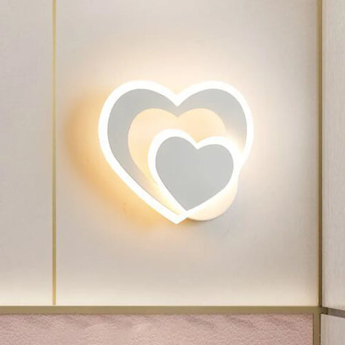 Skanto | Hjerte Vegglampe | Romantisk Design | Enkel Installasjon - AtmosLove