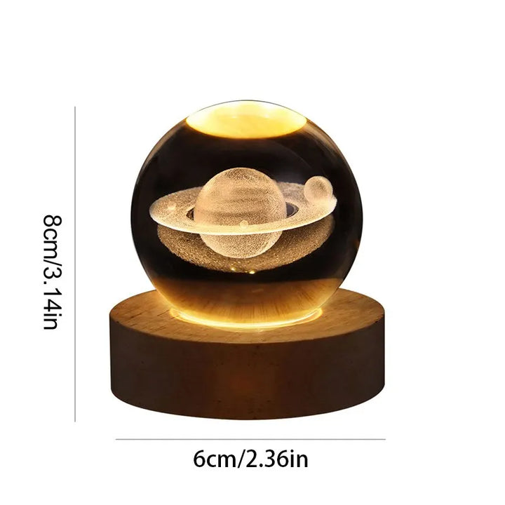 Solar-System Bordlampe – LED Lys med Planetdesign for Oppholdsrom | Skanto