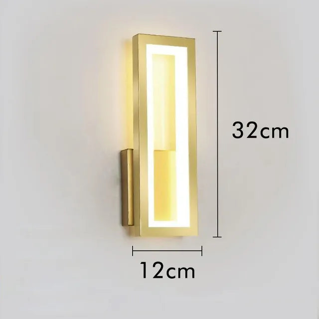 Moderne LED Innendørs Vegglampe i Minimalistisk Design – Stilig Vegglampe for Stue og Gang | Skanto