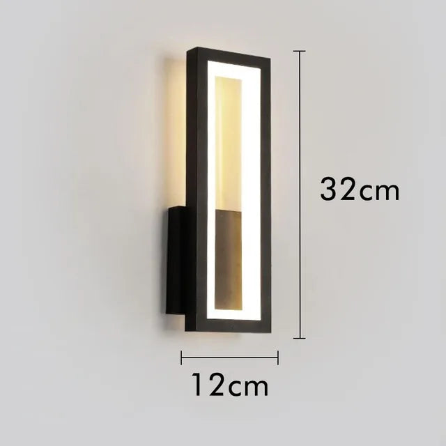 Moderne LED Innendørs Vegglampe i Minimalistisk Design – Stilig Vegglampe for Stue og Gang | Skanto