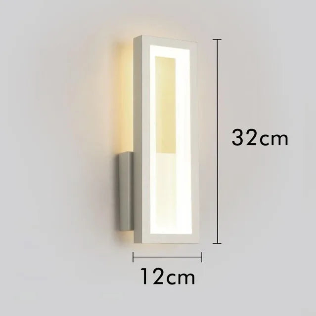 Moderne LED Innendørs Vegglampe i Minimalistisk Design – Stilig Vegglampe for Stue og Gang | Skanto