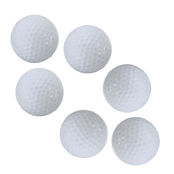 Pakke med 6 golfballer med LED-lys