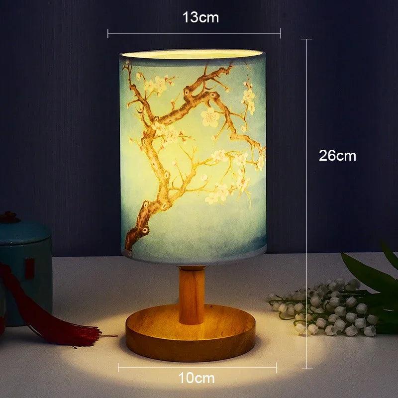 Skanto | VibeGlow - Moderne Japandi Bordlampe med Eleganse