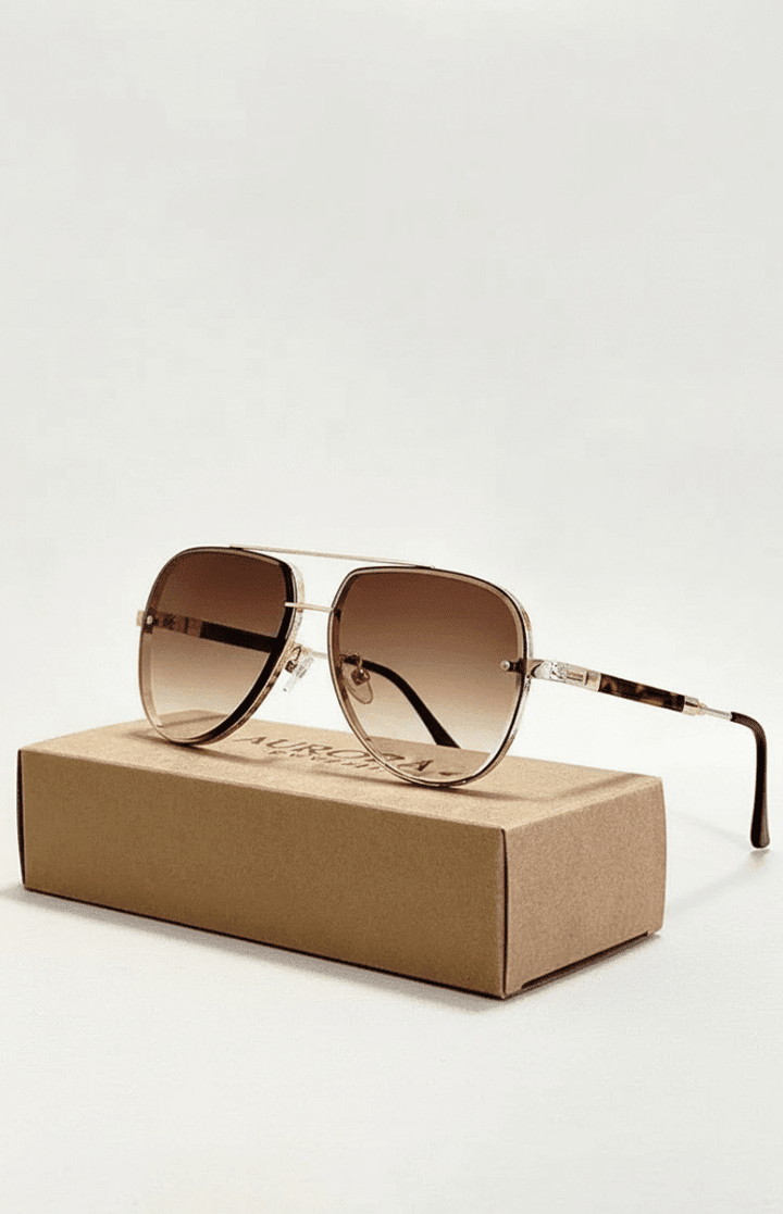 Aviator solbriller UV400 med antibest refleksjon | Skanto