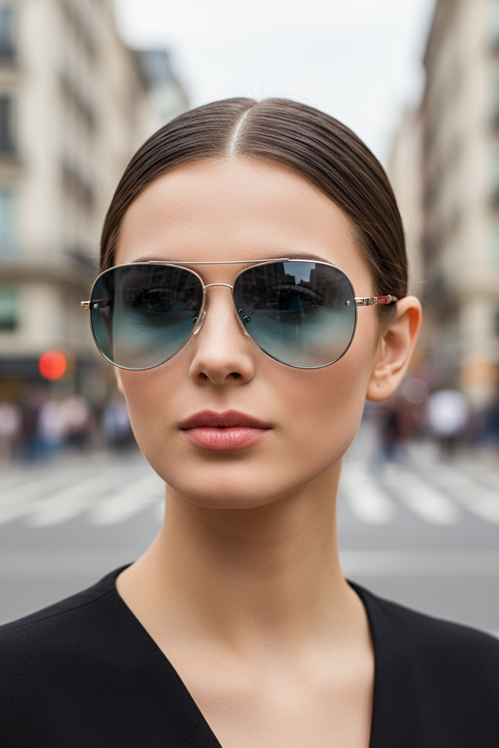 Aviator solbriller UV400 med antibest refleksjon | Skanto