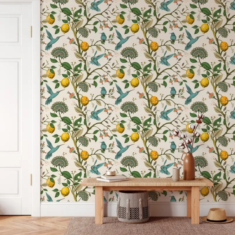 Skanto | Lemon Bluebird PVC Vanntett Tapet
