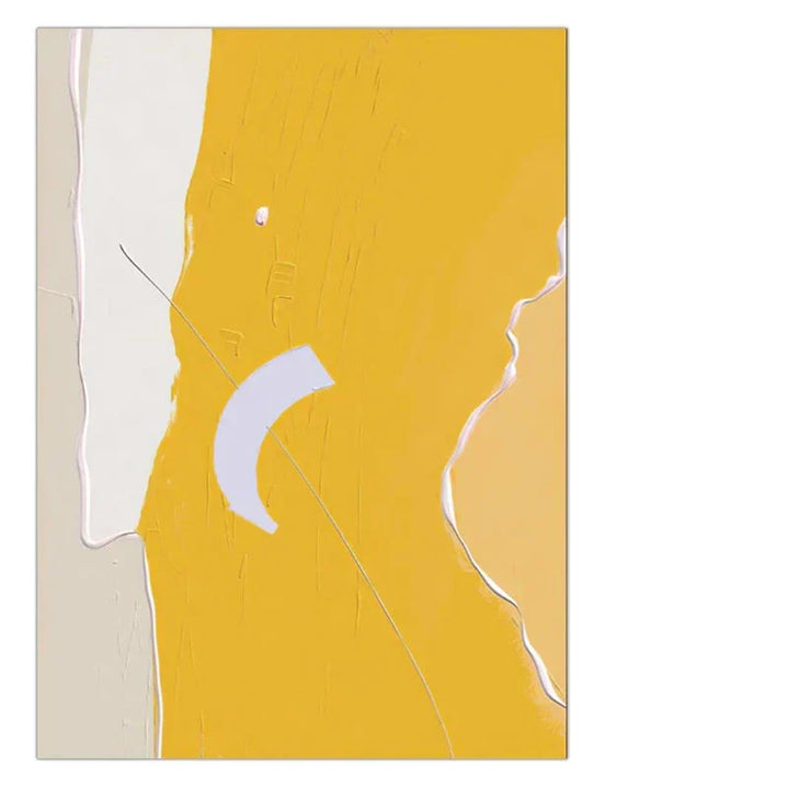 Sitrongul Abstrakt Veggkunst Fine Art Lerretutskrifter Moderne Minimalistiske Fargerike Nordiske Bilder For Stue Soverom Kunst Dekor | Skanto