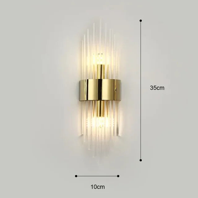 Skanto | Vegglampe - GlamorLite - Luksuriøs Design - Elegant og Raffinert