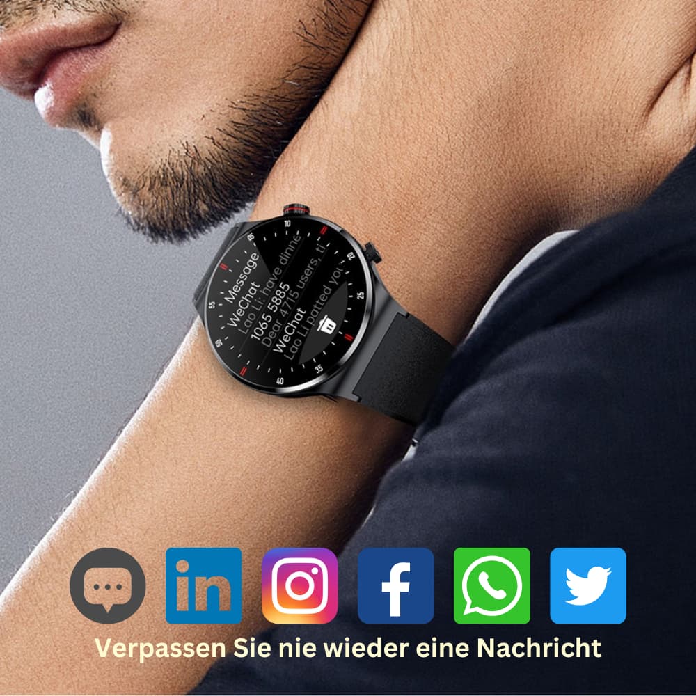 Skanto | LuxuraWatch - Den stilige og funksjonelle smartklokken