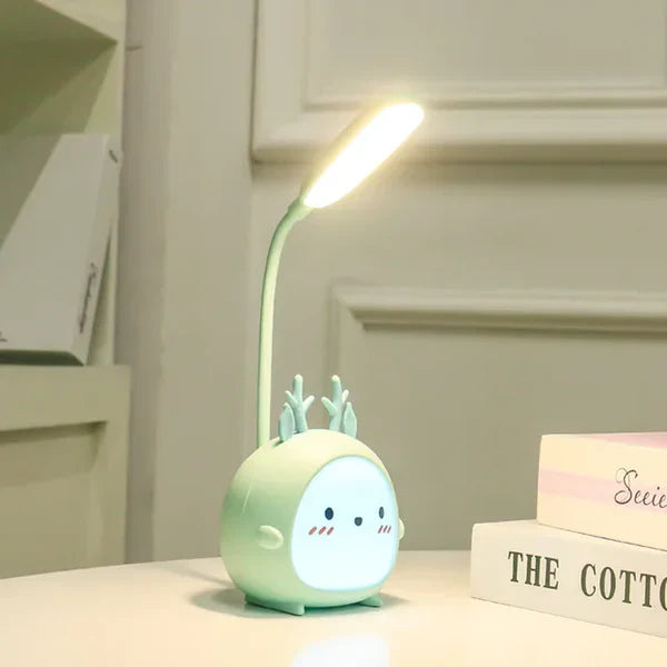 Barnas lese lampe med øyevern og USB nattlys - BrightBuddy | Skanto