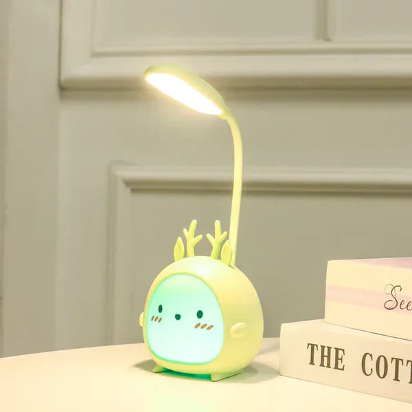 Sikker LED barneboklampe med nattfunksjon Skanto