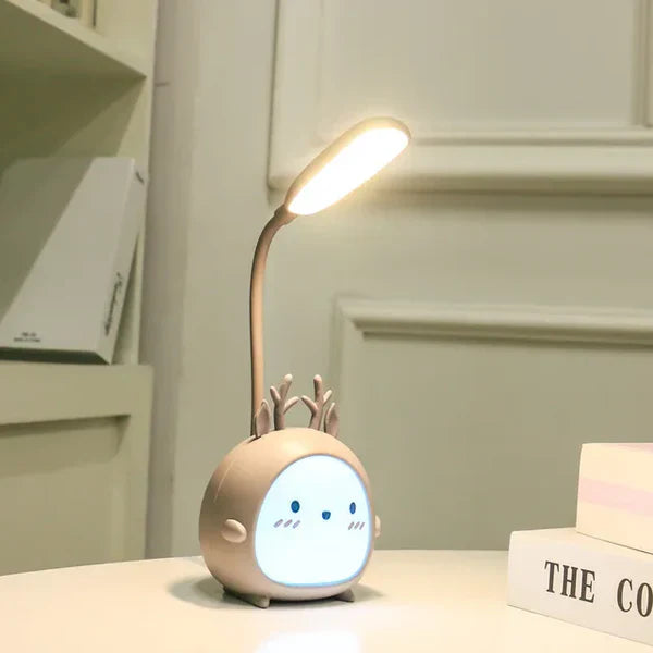 Sikker LED barneboklampe med nattfunksjon Skanto