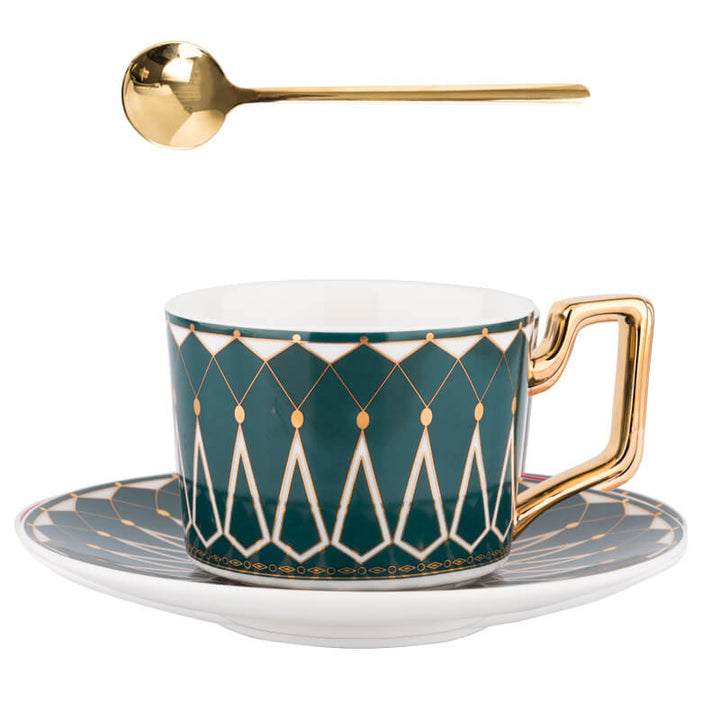 Skanto | Square A Retro-Mønster Kaffe Krus