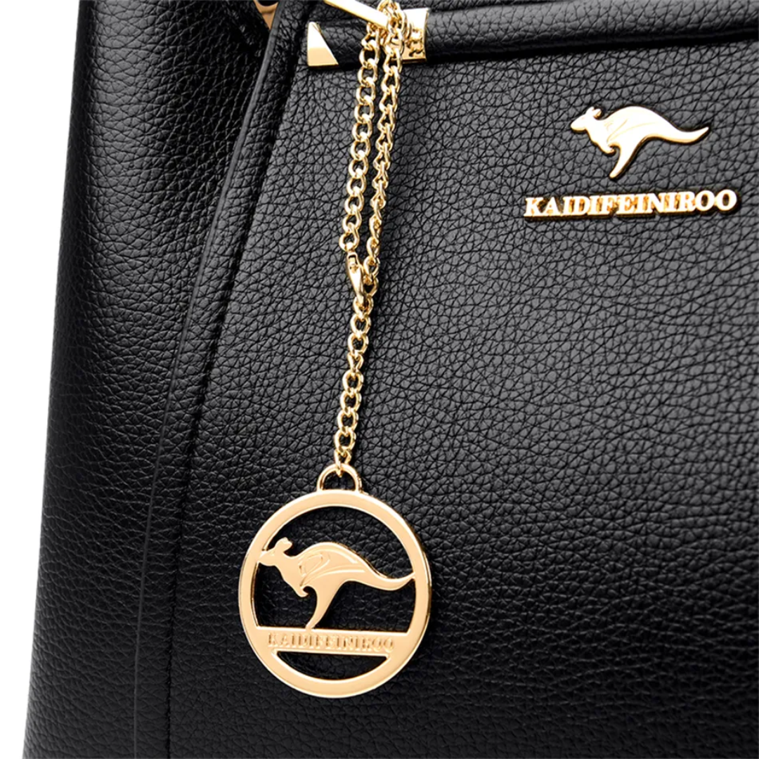 Skanto | Vivian Luksuriøs Skulderveske – Elegant PU Skinn Håndveske med Crossbody Stropp