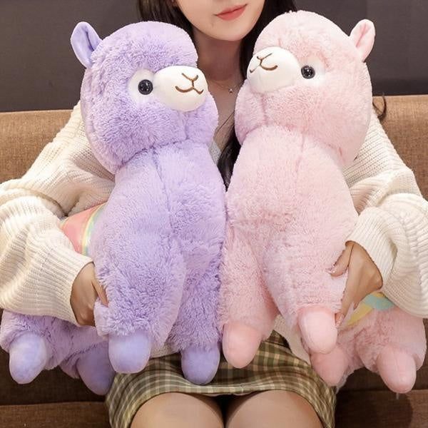 Llama Alpaca Plush Toy With Saddle | Skanto