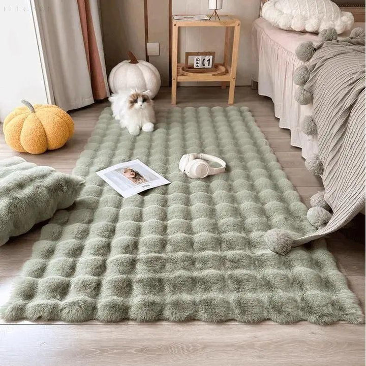 Lorvi - Plush Fashion BubSkantoe Flower Rugs | Skanto