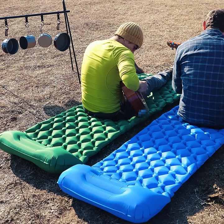 Skanto | CampEase Liggeunderlag – Camping med innebygd pumpe for rask komfort