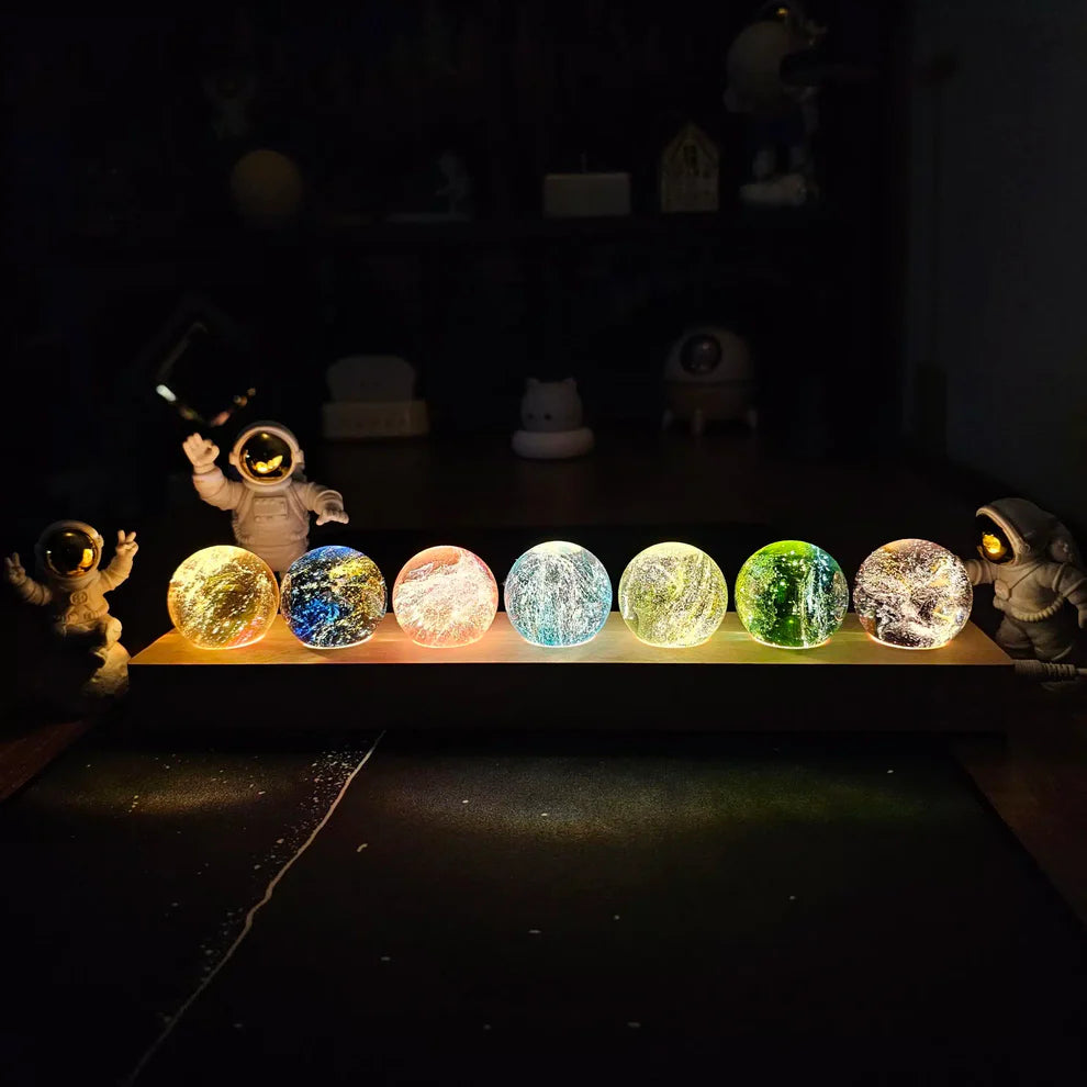 LumiGlød Krystallampe – Skap en Beroligende Atmosfære Skanto