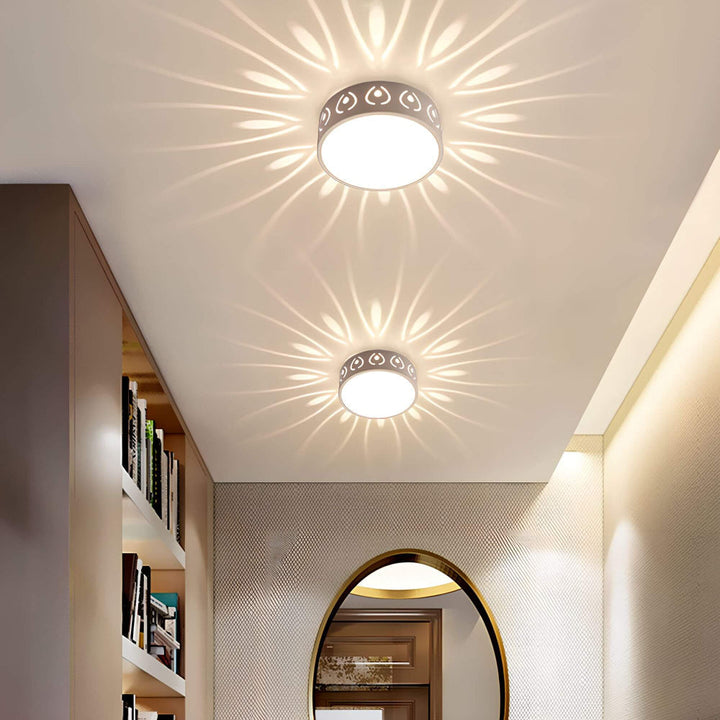 Skanto | LumiForm – Minimalistisk LED Taklampe med Mykt Varmt Lys