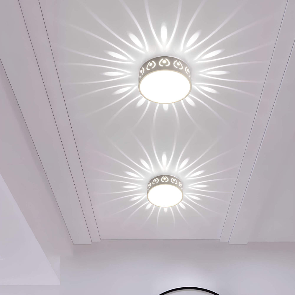 Skanto | LumiForm – Minimalistisk LED Taklampe med Mykt Varmt Lys