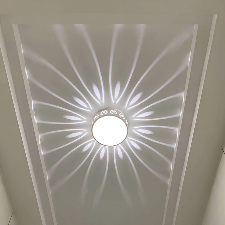 Skanto | LumiForm – Minimalistisk LED Taklampe med Mykt Varmt Lys