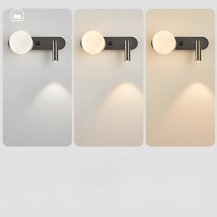Vegglampe i luksuriøs design – Elegant og minimalistisk | Ideell for stue, gang og som nattbordbelysning | Skanto