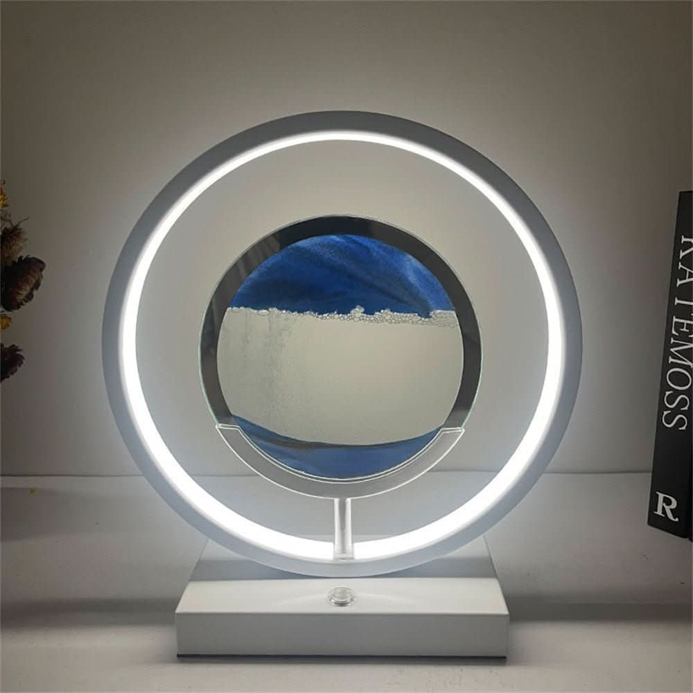Skanto | 3D LED Sand Kunst Bordlampe med USB-lading for Avslappende Atmosfære