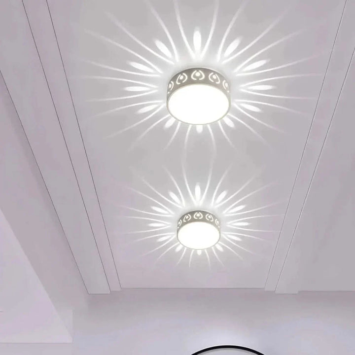 Skanto | Lunoval LED Taklampe – Ultra-Tynn Rund Armatur