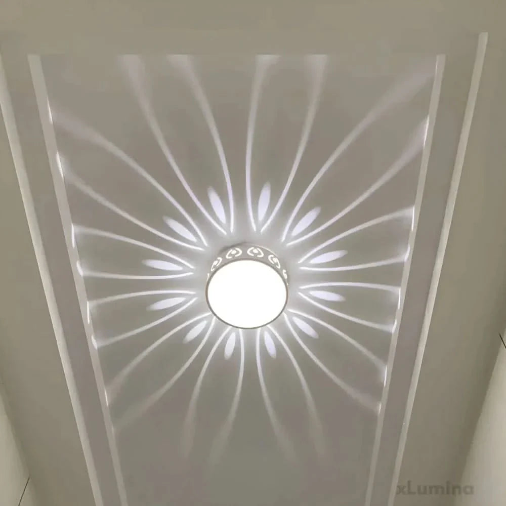 Skanto | Lunoval LED Taklampe – Ultra-Tynn Rund Armatur