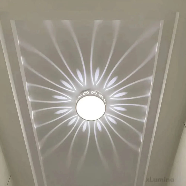 Skanto | Lunoval LED Taklampe – Ultra-Tynn Rund Armatur