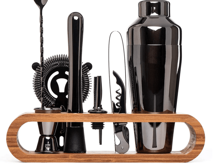 10-teiliges Cocktailset aus Edelstahl für stilvolle Drinks