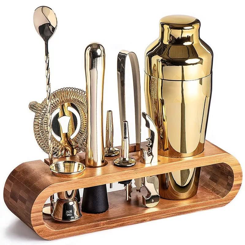 10-teiliges Cocktailset aus Edelstahl für stilvolle Drinks