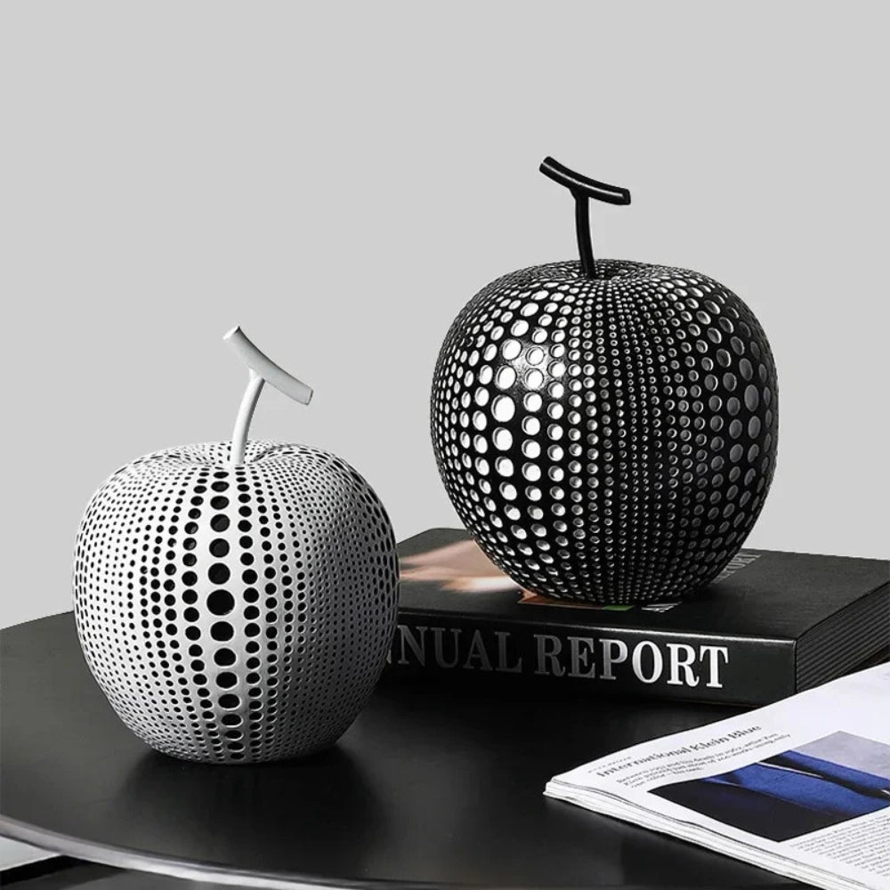 Prikket mønster eple skulptur | Skanto