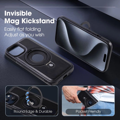 Skanto | Magnetisk iPhone-deksel med usynlig ringholder