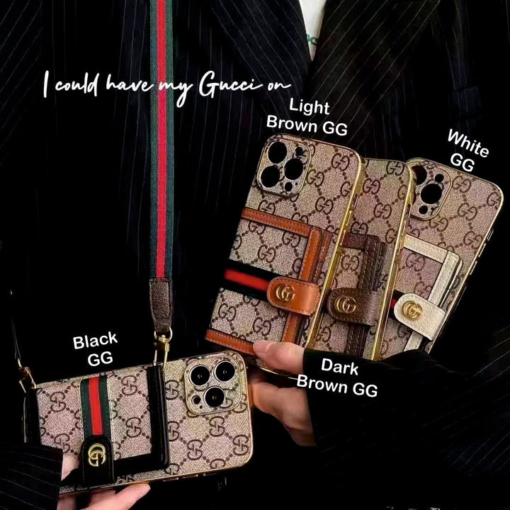 Skanto | Luksusmerkeetui for iPhone med skulderveske