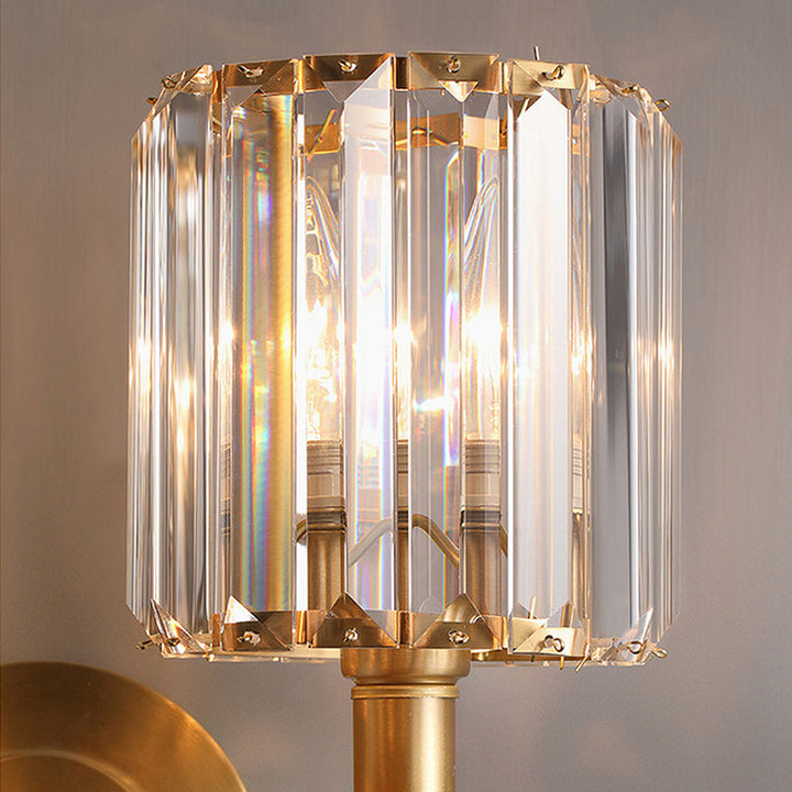 Luksus Klar Krystall Vegglampe | Skanto