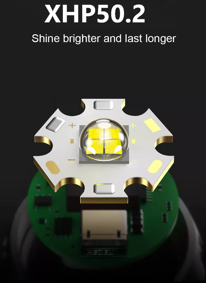 Oppladbar LED-lommelykt for Adventure Skanto