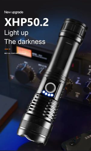 Oppladbar LED-lommelykt for Adventure Skanto