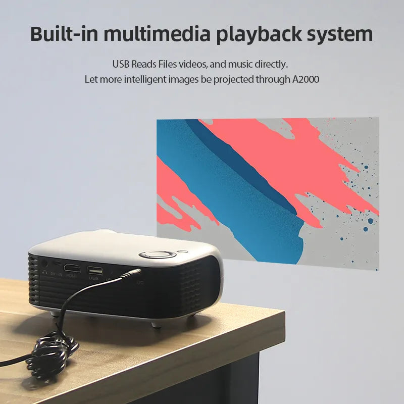 MiniCine-projektor - Kompakt kinoopplevelse for hjemmet Skanto