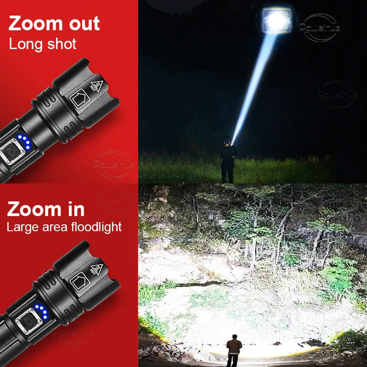 Oppladbar LED-lommelykt for Adventure Skanto